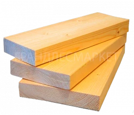 Доска сухая строганная 20х190х6000